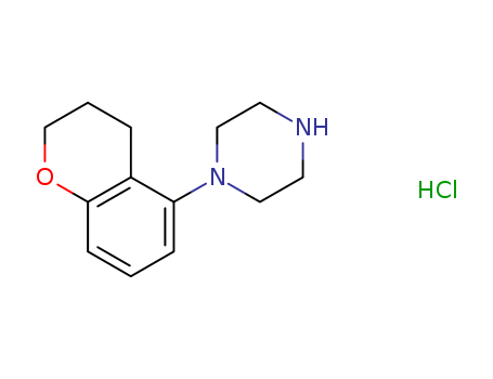 Piperazine,1-(3,4-dihydro-2H-1-benzopyran-5-yl)-, hydrochloride (1:1)
