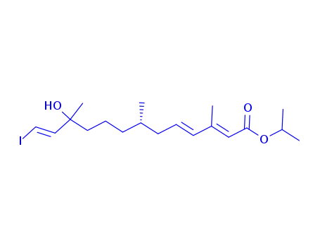 Molecular Structure of 105373-49-7 (iodovinylmethoprenol)
