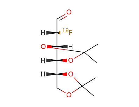 2-deoxy-2-<18F>fluoro-3,4:5,6-di-O-isopropylidene-aldehydo-D-glucose