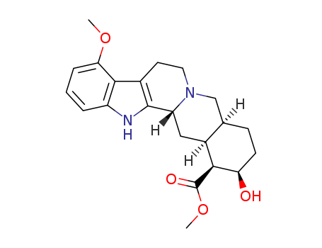 Yohimban-16-carboxylicacid, 17-hydroxy-9-methoxy-, methyl ester, (3b,16b,17b,20a)- cas  1055-75-0