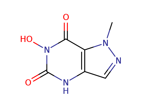 1H-Pyrazolo[4,3-d]pyrimidine-5,7(4H,6H)-dione,6-hydroxy-1-methyl- cas  10505-32-5