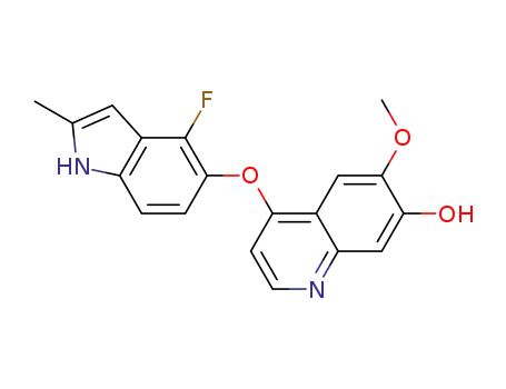 7-Quinolinol, 4-[(4-fluoro-2-methyl-1H-indol-5-yl)oxy]-6-methoxy-