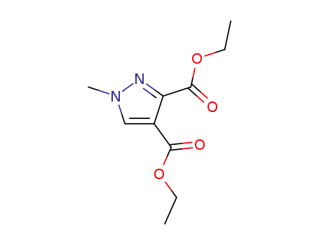 Molecular Structure of 10514-60-0 (Pyrazole-3,4-dicarboxylicacid,1-Methyl-,diethylester)