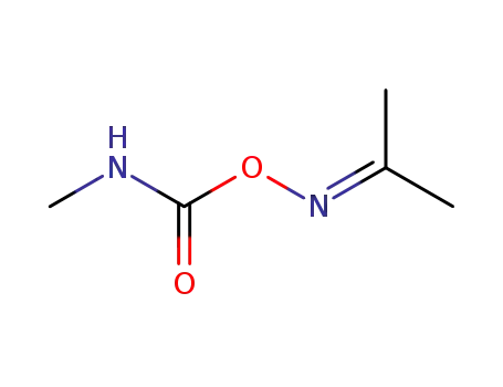 Molecular Structure of 10520-34-0 ((methylamino)[(propan-2-ylideneamino)oxy]methanone)