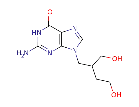 Molecular Structure of 105868-85-7 (9-(4-hydroxy-2-(hydroxymethyl)butyl)guanine)