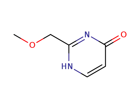 Molecular Structure of 34274-23-2 (4(1H)-Pyrimidinone, 2-(methoxymethyl)- (9CI))