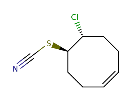 trans-5-Chlor-6-thiocyanato-(Z)-cycloocten