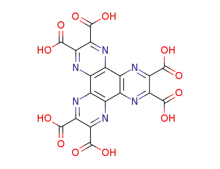 Molecular Structure of 105598-29-6 (hexaazatriphenylenehexacarboxylic acid)