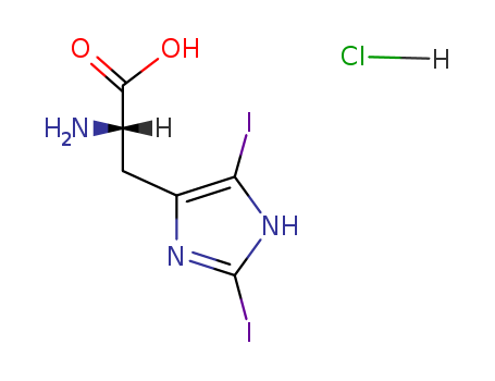 L-Histidine,2,5-diiodo-, monohydrochloride (9CI)
