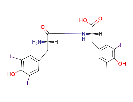 Molecular Structure of 1057-47-2 (3,5-diiodo-tyrosyl-3,5-diiodo-tyrosine)