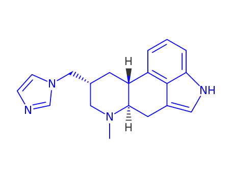Molecular Structure of 105579-43-9 ((8beta,10xi)-8-(1H-imidazol-1-ylmethyl)-6-methylergoline)