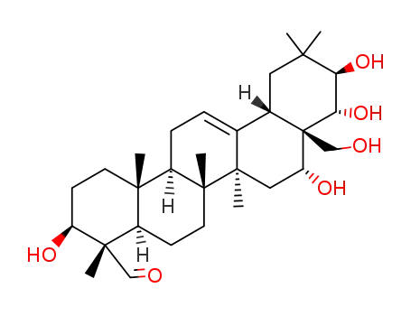 (3beta,4alpha,16alpha,21beta,22alpha)-3,16,21,22,28-Pentahydroxyolean-12-en-23-al