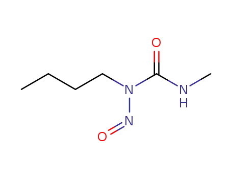 Molecular Structure of 107020-53-1 (1-butyl-3-methyl-1-nitrosourea)