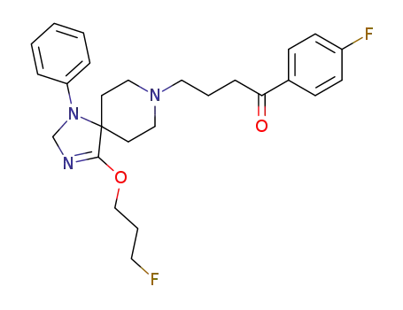 8-<4-(4-fluorophenyl)-4-oxobutyl>-1-phenyl-4-(3-fluoropropoxy)-1,3,8-triazaspiro<4.5>dec-3-ene