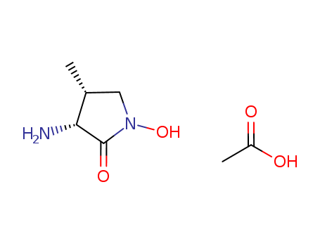 (3S,4S)-3-AMino-1-hydroxy-4-Methyl-2-pyrrolidinone Acetate