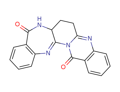 Quinazolino[3',2':1,6]pyrido[2,3-b][1,4]benzodiazepine-9,16-dione,6,7,7a,8-tetrahydro-, (-)-