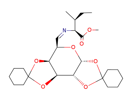 N-(1,2:3,4-Di-O-cyclohexyliden-6-desoxy-α-D-galactopyranos-6-yliden)isoleucin-methylester