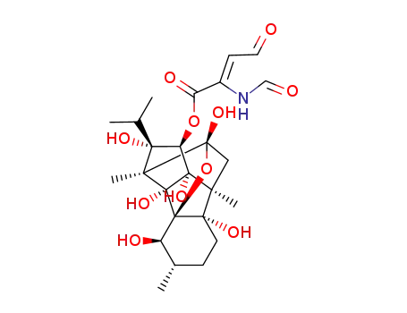 4,6,7,8a,8b,9a-hexahydroxy-3,6a,9-trimethyl-7-(1-methylethyl)dodecahydro-6,9-methanobenzo[1,2]pentaleno[1,6-bc]furan-8-yl (2Z)-2-(formylamino)-4-oxobut-2-enoate