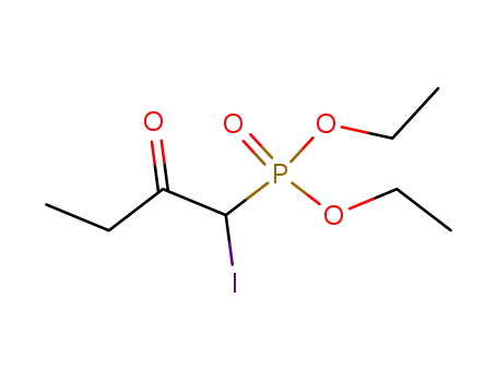 (1-Iodo-2-oxo-butyl)-phosphonic acid diethyl ester