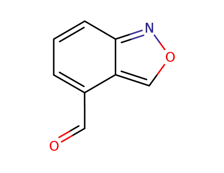 Molecular Structure of 107096-56-0 (2,1-Benzisoxazole-4-carboxaldehyde (9CI))