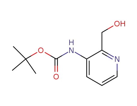 Molecular Structure of 824429-51-8 ((2-HYDROXYMETHYL-PYRIDIN-3-YL)-CARBAMIC ACID TERT-BUTYL ESTER)