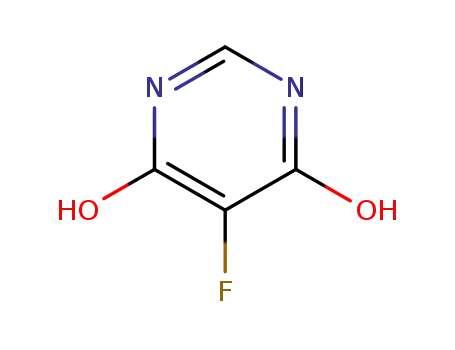 Molecular Structure of 106615-61-6 (5-FLUORO-PYRIMIDINE-4,6-DIOL)