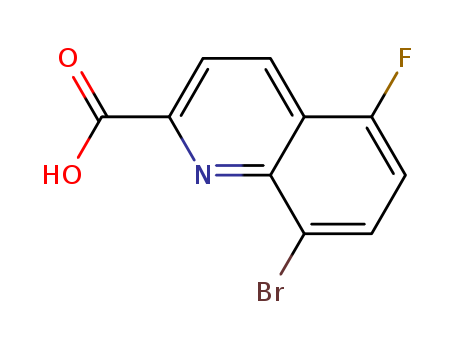 8-BroMo-5-fluoro-2-quinolinecarboxylic acid