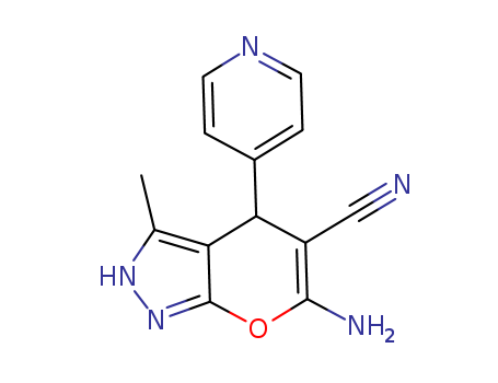 6-AMINO-3-METHYL-4-(4-PYRIDINYL)-1,4-DIHYDROPYRANO[2,3-C]PYRAZOLE-5-CARBONITRILE