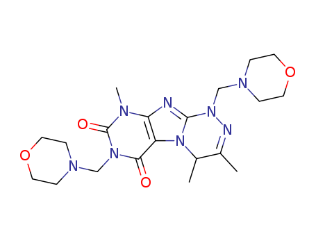 [1,2,4]Triazino[3,4-f]purine-6,8(7H,9H)-dione,1,4-dihydro-3,4,9-trimethyl-1,7-bis(4-morpholinylmethyl)-