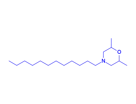 Molecular Structure of 106788-55-0 ((2R,6S)-4-dodecyl-2,6-dimethylmorpholine)