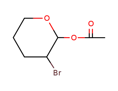 Molecular Structure of 39150-13-5 (2H-Pyran-2-ol, 3-bromotetrahydro-, acetate)