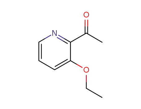 Molecular Structure of 81376-88-7 (Ethanone, 1-(3-ethoxy-2-pyridinyl)- (9CI))