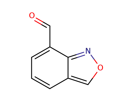 Molecular Structure of 107096-60-6 (2,1-Benzisoxazole-7-carboxaldehyde (9CI))