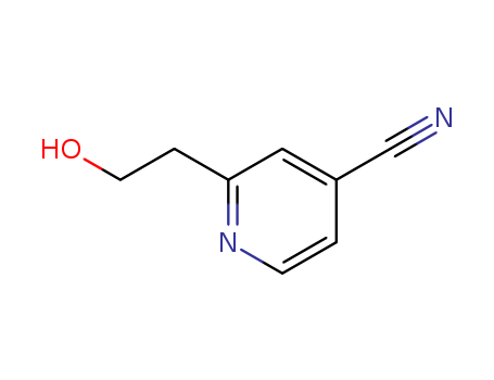Isonicotinonitrile, 2-(2-hydroxyethyl)- (6CI)