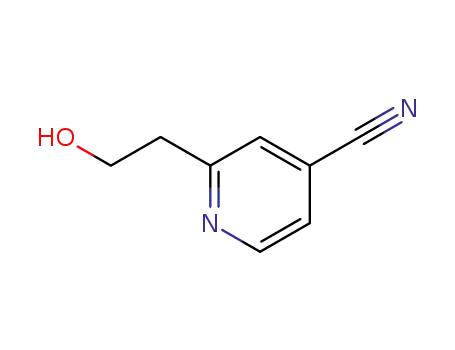 Molecular Structure of 106474-82-2 (Isonicotinonitrile, 2-(2-hydroxyethyl)- (6CI))