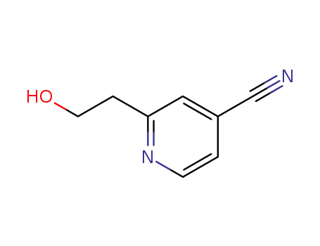 Isonicotinonitrile, 2-(2-hydroxyethyl)- (6CI)