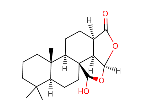 Molecular Structure of 106009-81-8 ((13α,21R)-4,4-Dimethyl-15β,8-(epoxymethano)-21-hydroxy-18-nor-16-oxa-5α-androstane-17-one)