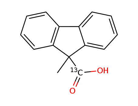 [<sup>13</sup>C]-9-Methylfluorene-9-carboxylic acid