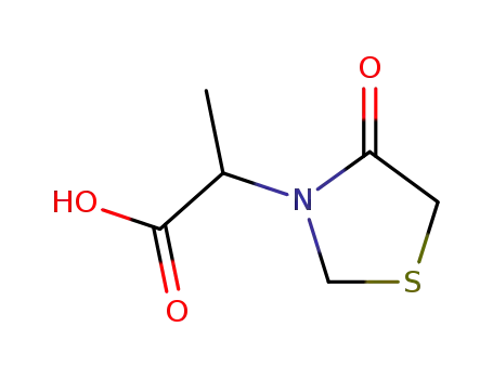 3-티아졸리딘아세트산, -알파-메틸-4-옥소-