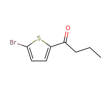 Molecular Structure of 106652-43-1 (1-(5-BROMO-THIOPHEN-2-YL)-BUTAN-1-ONE)