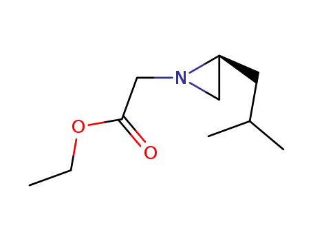 ethyl (S)-2-(2-isobutyl-1-aziridinyl)acetate