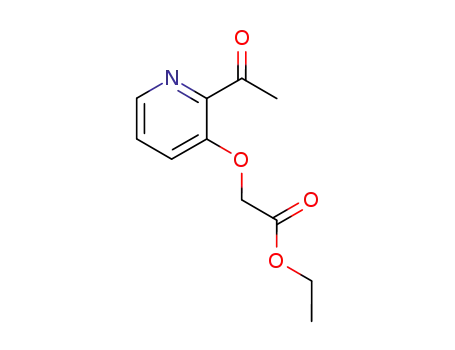 ethyl 2-(2-acetyl-3-pyridyloxy)acetate
