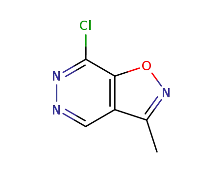 Molecular Structure of 106584-76-3 (Isoxazolo[4,5-d]pyridazine, 7-chloro-3-methyl- (9CI))