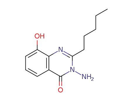 4(3H)-Quinazolinone,  3-amino-8-hydroxy-2-pentyl-