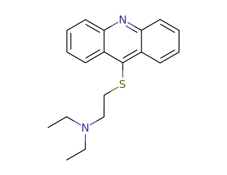Molecular Structure of 106897-41-0 (9-diethylaminoethylthioacridine)