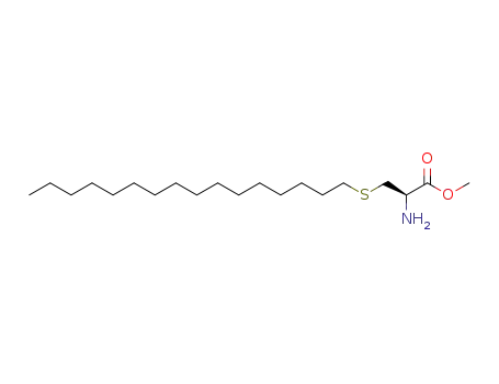 Molecular Structure of 262596-88-3 ((L)-2-amino-3-hexadecylsulfanyl-propionic acid methyl ester)