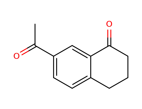 Molecular Structure of 106949-28-4 (7-ACETYL-1-TETRALONE)