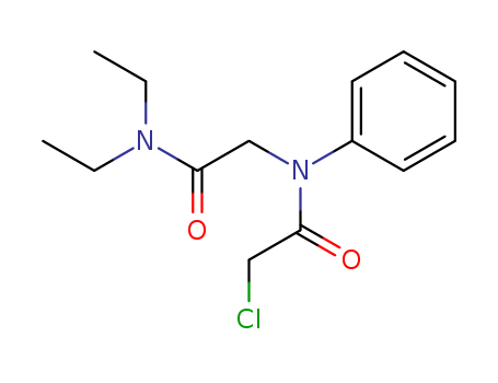 2-(N-(2-chloroacetyl)anilino)-N,N-diethylacetamide