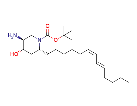 (2R,4S,5S,6Z,8E)-1-tert-butoxycarbonyl-2-(trideca-6,8-dienyl)-4-hydroxy-5-aminopiperidine