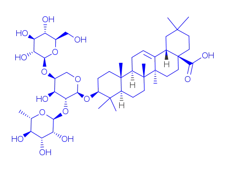 Molecular Structure of 106577-39-3 (Hederacolchiside A1)